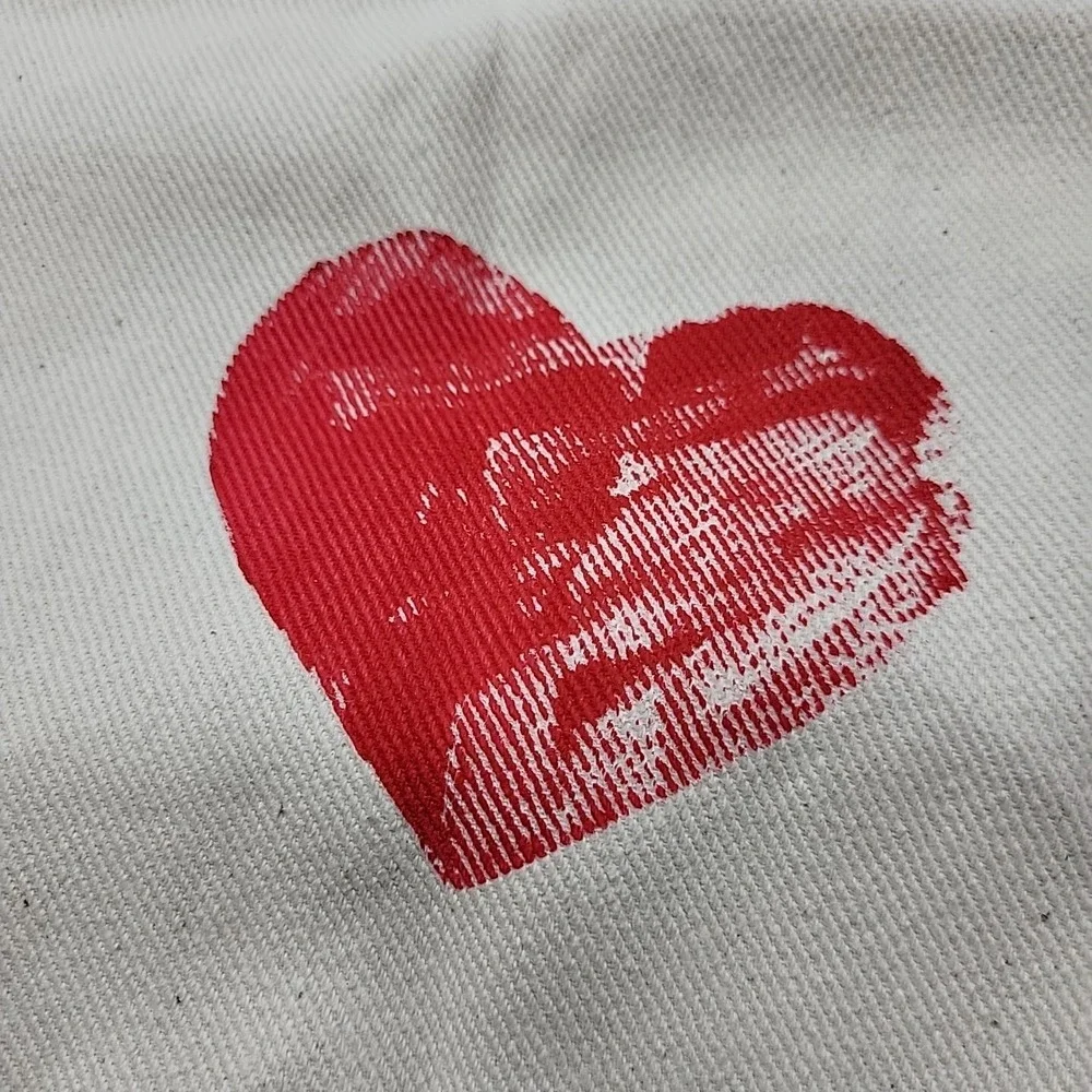 Kids Art Smock Paint Apron Stars Hearts Crafts Canvas Daycare School